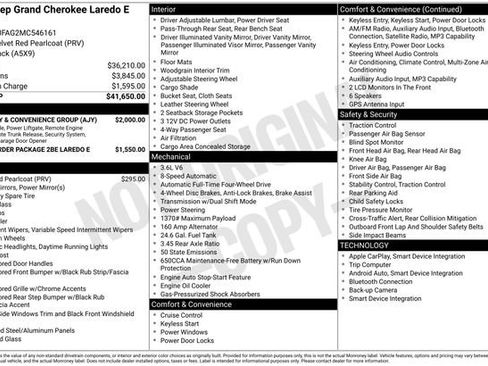 Certified 2021 Jeep Grand Cherokee Laredo w/ Security & Convenience Group AWD/4WD image 31