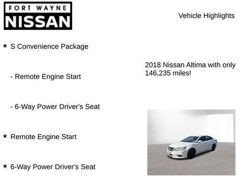 Used 2018 Nissan Altima 2.5 S w/ S Convenience Package FWD image 8