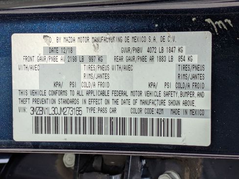 Used 2018 MAZDA MAZDA3 Touring image 22