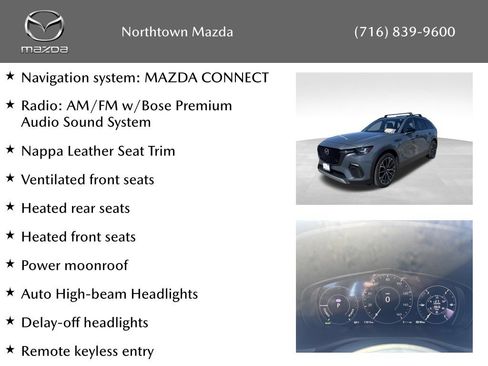 Certified 2025 MAZDA CX-70 Plug-In Hybrid w/ Premium Plus AWD/4WD image 2