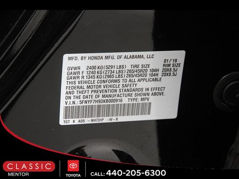 Used 2019 Honda Passport Touring image 22