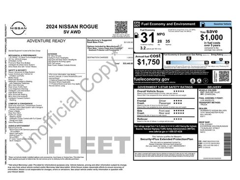 Used 2024 Nissan Rogue SV AWD/4WD image 49