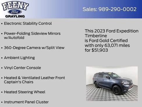 Certified 2023 Ford Expedition Timberline image 22