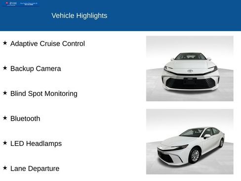 Used 2025 Toyota Camry LE w/ Convenience Package AWD/4WD image 2