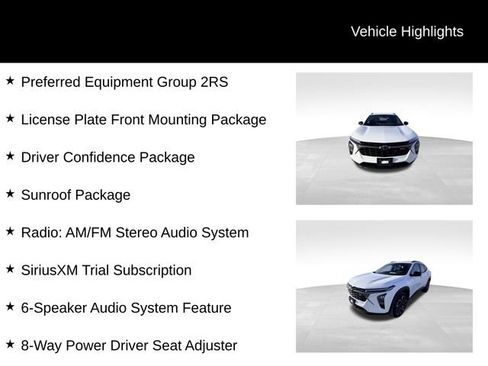 Certified 2025 Chevrolet Trax RS w/ Sunroof Package image 13