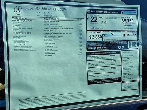 New 2026 Mercedes-Benz GLE 350 4MATIC image 19