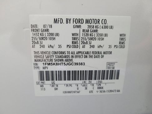 Used 2018 Ford Explorer Platinum AWD/4WD image 33