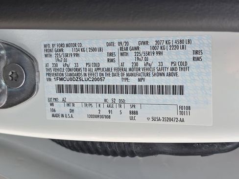 Used 2020 Ford Escape Titanium w/ Titanium Premium Package 2.0 image 36