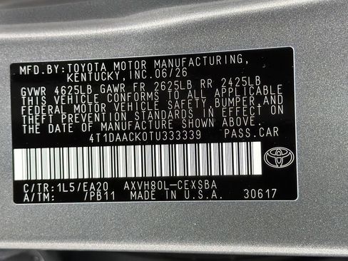 New 2026 Toyota Camry Hybrid FWD image 32
