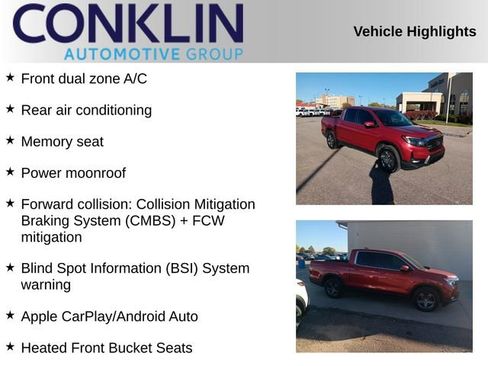 Used 2022 Honda Ridgeline RTL image 2