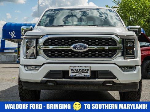Used 2021 Ford F150 Platinum w/ Trailer Tow Package AWD/4WD image 2