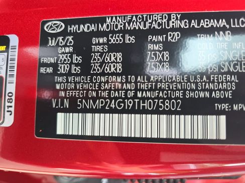 Certified 2026 Hyundai Santa Fe SEL image 35