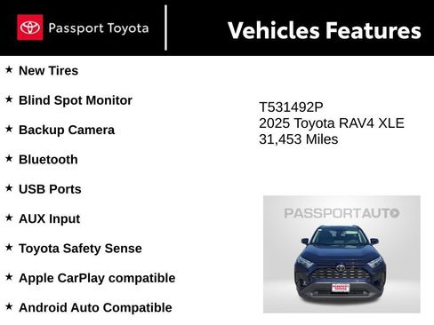 Used 2025 Toyota RAV4 XLE AWD/4WD image 10