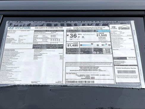 New 2026 Hyundai Santa Fe SEL image 14