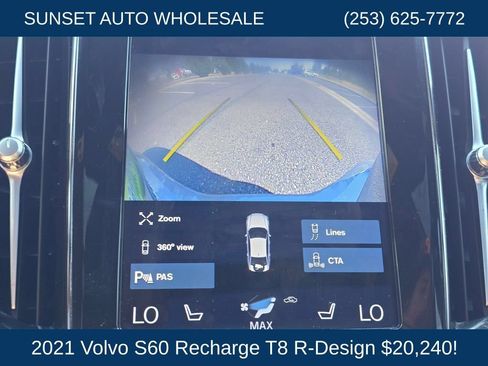 Used 2021 Volvo S60 T8 R-Design w/ Climate Package AWD/4WD image 38