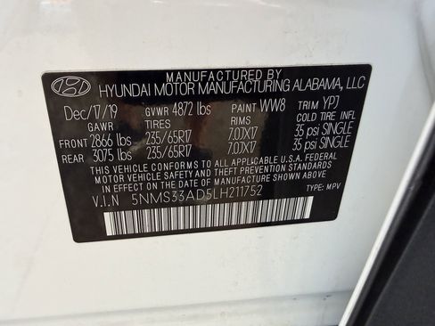 Used 2020 Hyundai Santa Fe SEL image 35