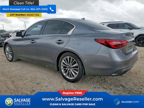 Used 2021 INFINITI Q50 Luxe image 3