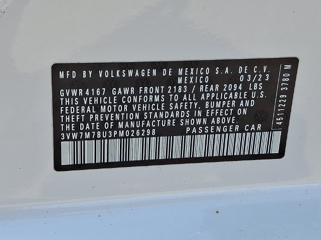 Used 2023 Volkswagen Jetta SE w/ Panoramic Sunroof Package FWD image 27