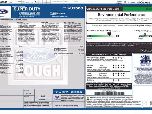 Used 2022 Ford F250 Platinum w/ FX4 Off-Road Package AWD/4WD image 13