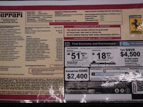 Used 2021 Ferrari SF90 Stradale image 22