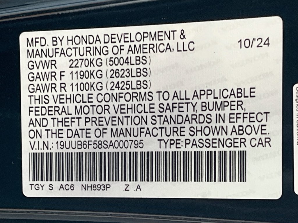Used 2025 Acura TLX w/ A-SPEC Package AWD/4WD image 34