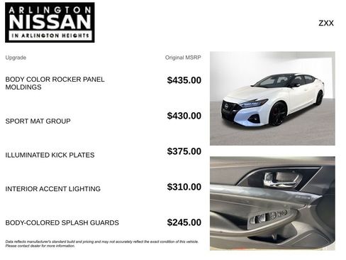 Used 2023 Nissan Maxima SR w/ Sport Mat Group image 4