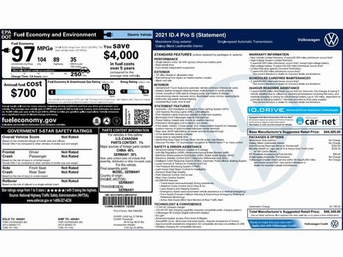 Used 2021 Volkswagen ID.4 Pro S image 2