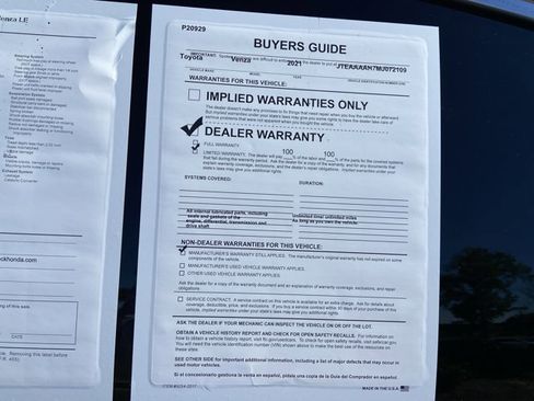 Used 2021 Toyota Venza LE image 5