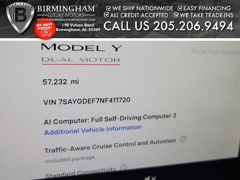 Used 2022 Tesla Model Y Performance AWD/4WD image 2
