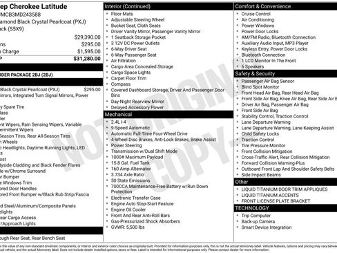 Used 2021 Jeep Cherokee Latitude image 4