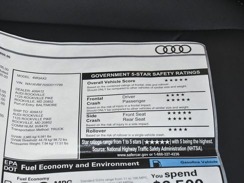 Used 2025 Audi Q7 3.0T Premium w/ Convenience Package image 88