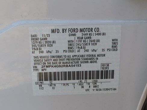 Used 2024 Ford Edge SE w/ Black Appearance Package image 33