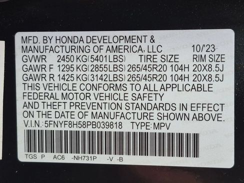 Used 2023 Honda Passport EX-L image 31