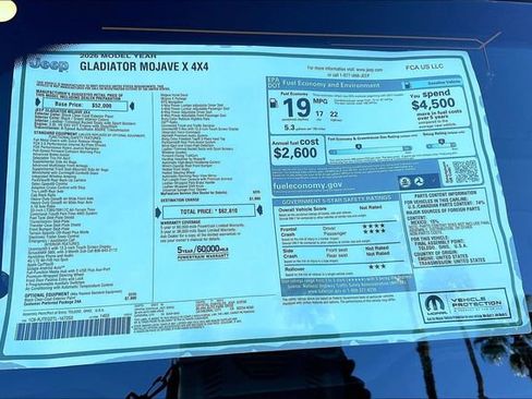 New 2026 Jeep Gladiator Mojave image 16