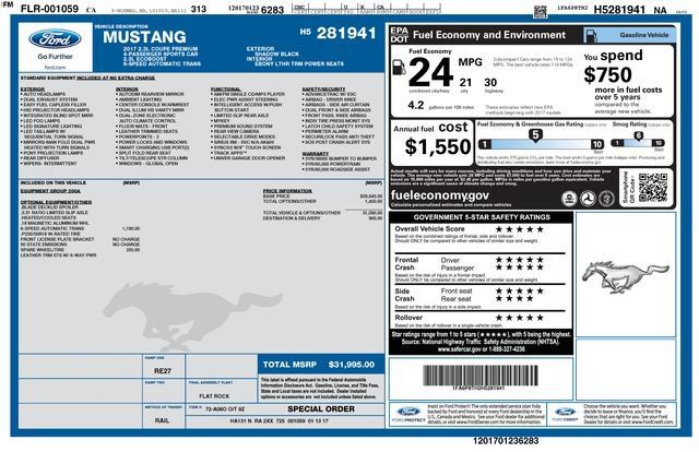Used 2017 Ford Mustang Premium RWD image 16