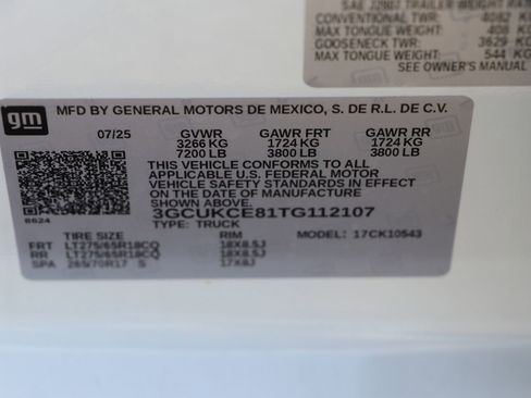 New 2026 Chevrolet Silverado 1500 Custom Trail Boss w/ LPO, Dark Essentials Package image 34