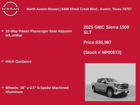 Used 2025 GMC Sierra 1500 SLT RWD image 3