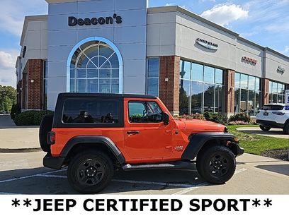 Certified 2018 Jeep Wrangler Sport