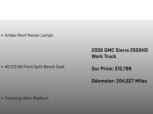 Used 2006 GMC Sierra 2500 W/T w/ Snow Plow Prep Package AWD/4WD image 18