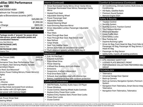 Used 2013 Cadillac SRX Performance FWD image 27
