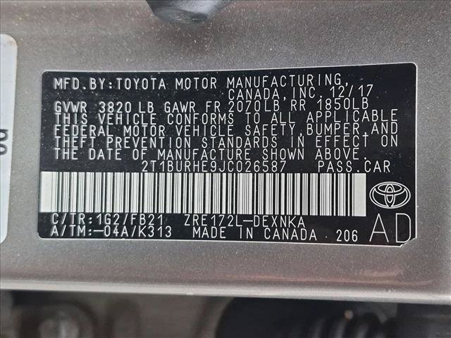 Used 2018 Toyota Corolla LE FWD image 15