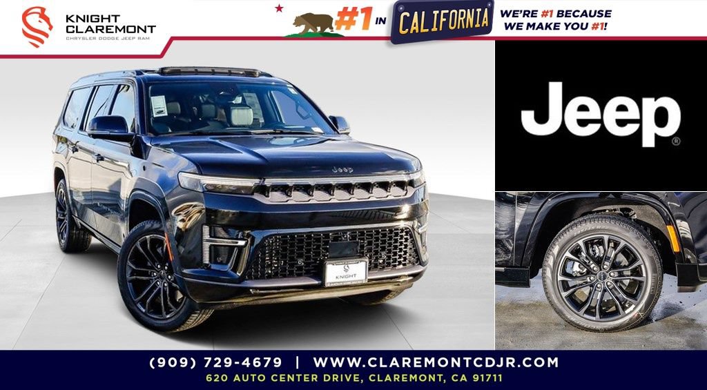 New 2026 Jeep Grand Wagoneer L Summit w/ Premium Group III AWD/4WD 360° Tour