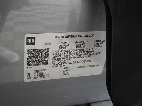 Used 2026 GMC Yukon Denali w/ Sun & Power Step Package AWD/4WD image 40