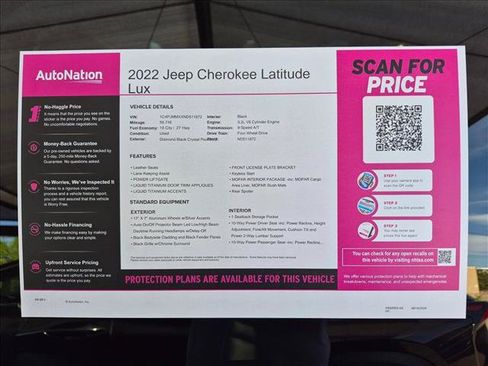Used 2022 Jeep Cherokee Latitude Lux w/ Mopar Interior Package AWD/4WD image 23