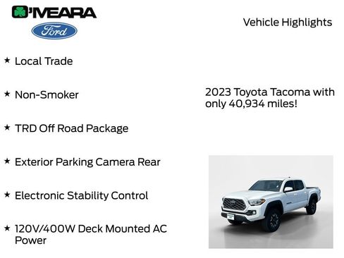 Used 2023 Toyota Tacoma TRD Off-Road AWD/4WD image 7