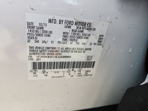 Used 2014 Ford Explorer Sport w/ Equipment Group 401A AWD/4WD image 41