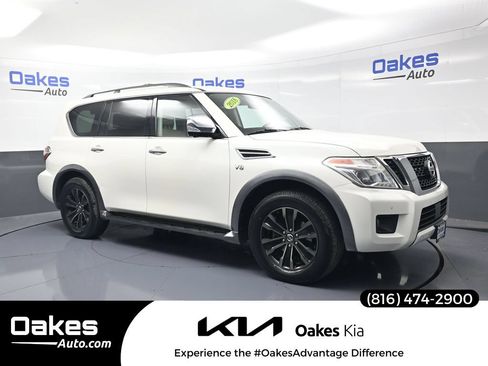 Used 2018 Nissan Armada Platinum w/ Captain Seat Package AWD/4WD image 1