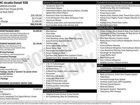 Used 2025 GMC Acadia Denali w/ Super Cruise Package AWD/4WD image 5