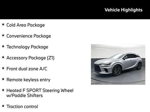 Used 2024 Lexus RX 350 F Sport w/ Convenience Package AWD/4WD image 5