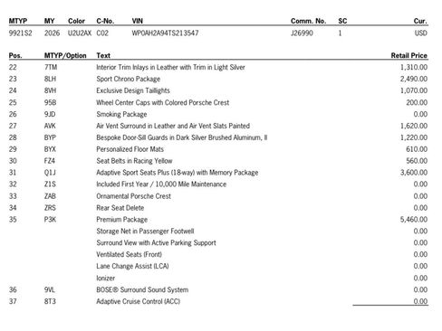 Used 2026 Porsche 911 Carrera S image 73